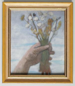 Paula Modersohn-Becker, "Hand mit Blumenstrauß, 1903"