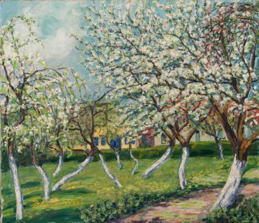 Emmy Meyer "Blühende Obstbäume"