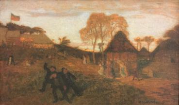 Otto Modersohn, Worpswede, "Festtag in Worpswede"