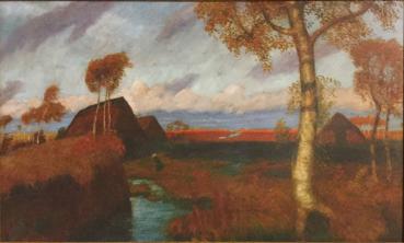 Otto Modersohn, Worpswede/Fischerhude, "Herbst im Moor, 1938"