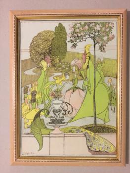 Heinrich Vogeler, Worpswede, "Motiv aus der Gartenlaube"