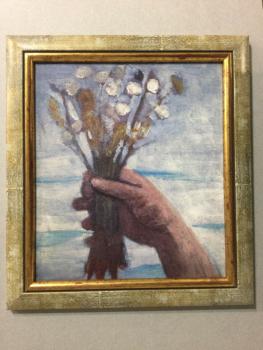 Paula Modersohn-Becker, "Hand mit Blumenstrauß, 1902"