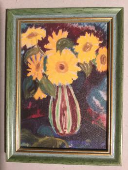 Carl Emil Uphoff, Worpswede, "Gelbe Blumen"