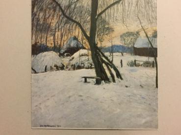 Otto Modersohn, Worpswede, "Winter in Worpswede, 1910"