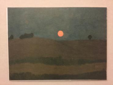 Paula Modersohn-Becker, Worpswede, "Mond über Landschaft, um 1900"