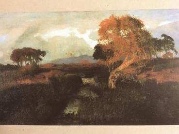 Otto Modersohn, Worpswede, "Herbstabend", 1899