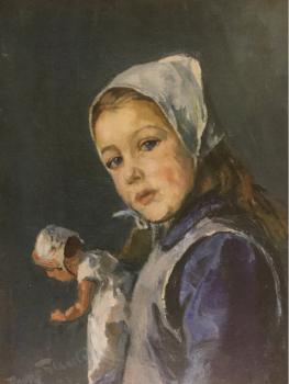 Poppe Folkerts, Norderney, 1875 - 1949, "Tochter Almut Folkerts I", 1931