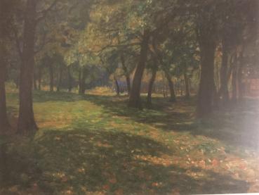 Fritz Overbeck, 1869-1909, Worpswede, "Wald am Weyerberg",