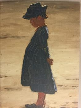Peder Severin Kroyer,1851 - 1909, Skagen, "Mädchen am Strand", 1904