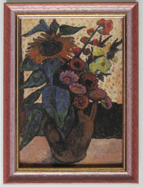 Paula Modersohn-Becker, "Tonkrug mit Bauernblumen, 1907"