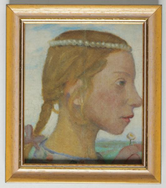 Paula Modersohn-Becker, "Elsbeth mit Perlenkette,um 1901"