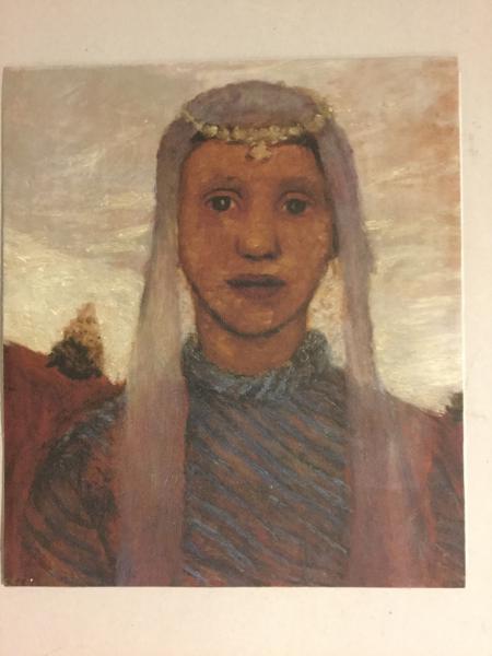 Paula Modersohn-Becker, Worpswede, "Mädchen mit Schleier, 1902"