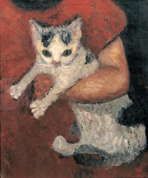 Paula Modersohn Becker "Mädchen mit Katze"