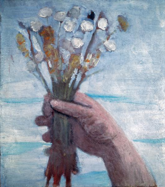 Paula Modersohn Becker "Hand mit Blumenstrauss"