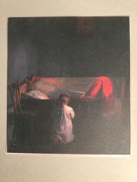 Anna Ancher, Skagen, 1859 -1935, "Abendgebet um 1888"