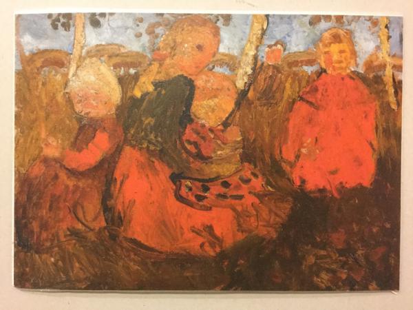 Paula Modersohn-Becker, Worpswede, " 5 Kinder in der Abendsonne, 1905"
