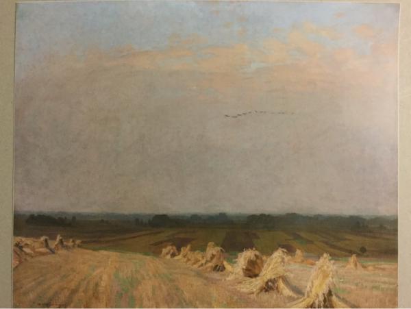 Hermann Angermeyer, Fischerhude, "Herbst, um 1912 (Blick ins Quelkhorner Moor)"