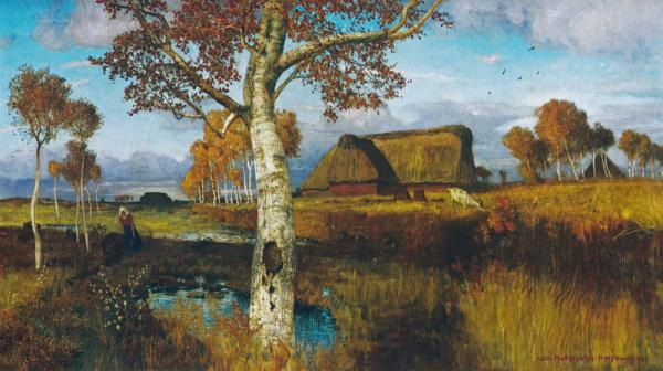 Otto Modersohn "Herbst im Moor"