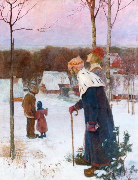 Heinrich Vogeler "Wintermärchen"